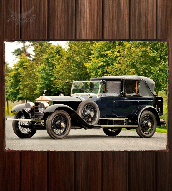 Металлическая табличка Rolls-Royce Silver Ghost Salamanca by New Heaven Металлическая табличка Rolls-Royce Silver Ghost Salamanca by New Heaven